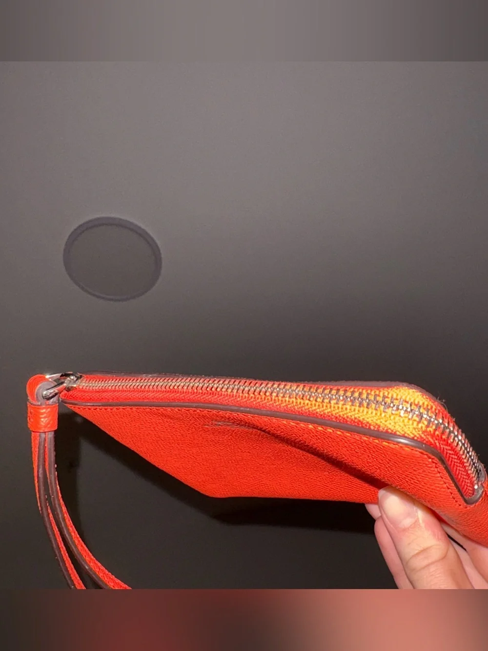 Coach Red Leather Wristlet